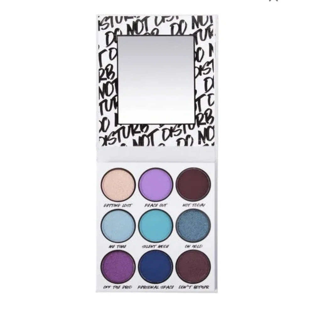 New Sealed BH Cosmetics Do Not Disturb 9 Colors Eyeshadow Palette Cruelty Free